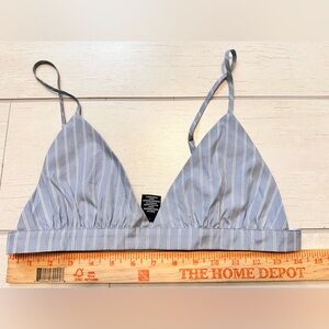 Striped Blue Bralette